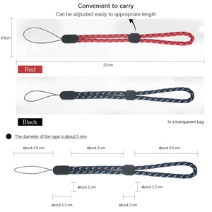 Sangles de poignet en nylon réglables pour télé<span class=keywords><strong>phone</strong></span> portable Clés de caméra Pilotes de flash USB