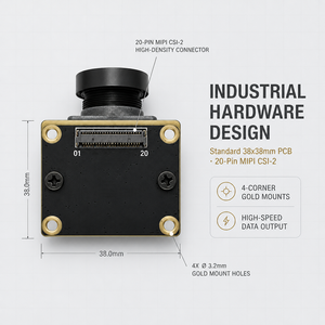 โมดูลกล้อง OEM 4MP SmartSens SC465SL MIPI ขนาด 1/1.88 นิ้ว ความละเอียด 1440P 60fps 160 °   เลนส์ >100dB HDR บอร์ดสำหรับระบบวิชันแบบฝังตัว - Product Image 1