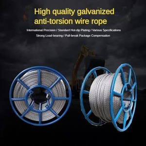 Câble métallique en acier anti-torsion et anti-rotation pour levage manuel, idéal pour les grues - Vente en gros - Product Image 4