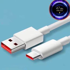 6A สาย USB Type-C 120W สายชาร์จเร็วสุดๆสายดาต้าชาร์จเทอร์โบ USB-C สำหรับ Huawei Xiaomi redmi - Product Image 1