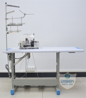 Machine à coudre surjeteuse industrielle automatique à 3, 4 ou 5 fils, à faible prix, pour tapis, serviettes en microfibre, table électronique, 747 4 fils