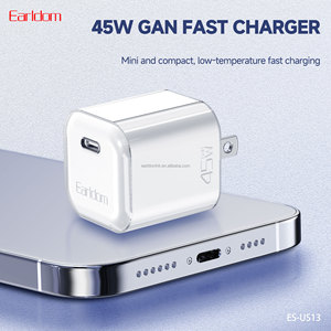 Chargeur GaN Earldom 45W conçu pour IP17 Pro/Pro Max, compatible iPhone, prise US, chargeur USB Type-C 45W. - Product Image 1