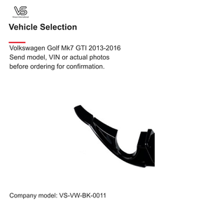 Difusor Trasero Sin Lámpara para Volkswagen Golf Mk7 GTI 2013-2016 - Product Image 2