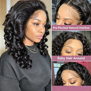 Extensions de cheveux humains naturels Cency, très demandées, lisses, sans nœuds, personnalisées, sans frange, boucles ondulées - Product Image 1