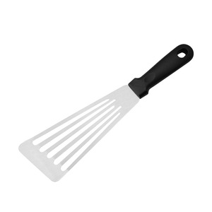 Stainless Steel Slotted Spatula With Plastic Handle Kitchen Tool For Cooking Fish Steak Utensil - Product Image 1