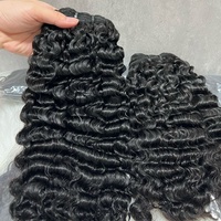 Extensions de cheveux humains bouclés vierges vietnamiens et birmans, ondulés effet eau, cuticules alignées, double épaisseur