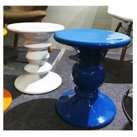 Table basse ronde design moderne nouvelle table d'appoint en fibre de verre pour le salon canapé meubles de maison