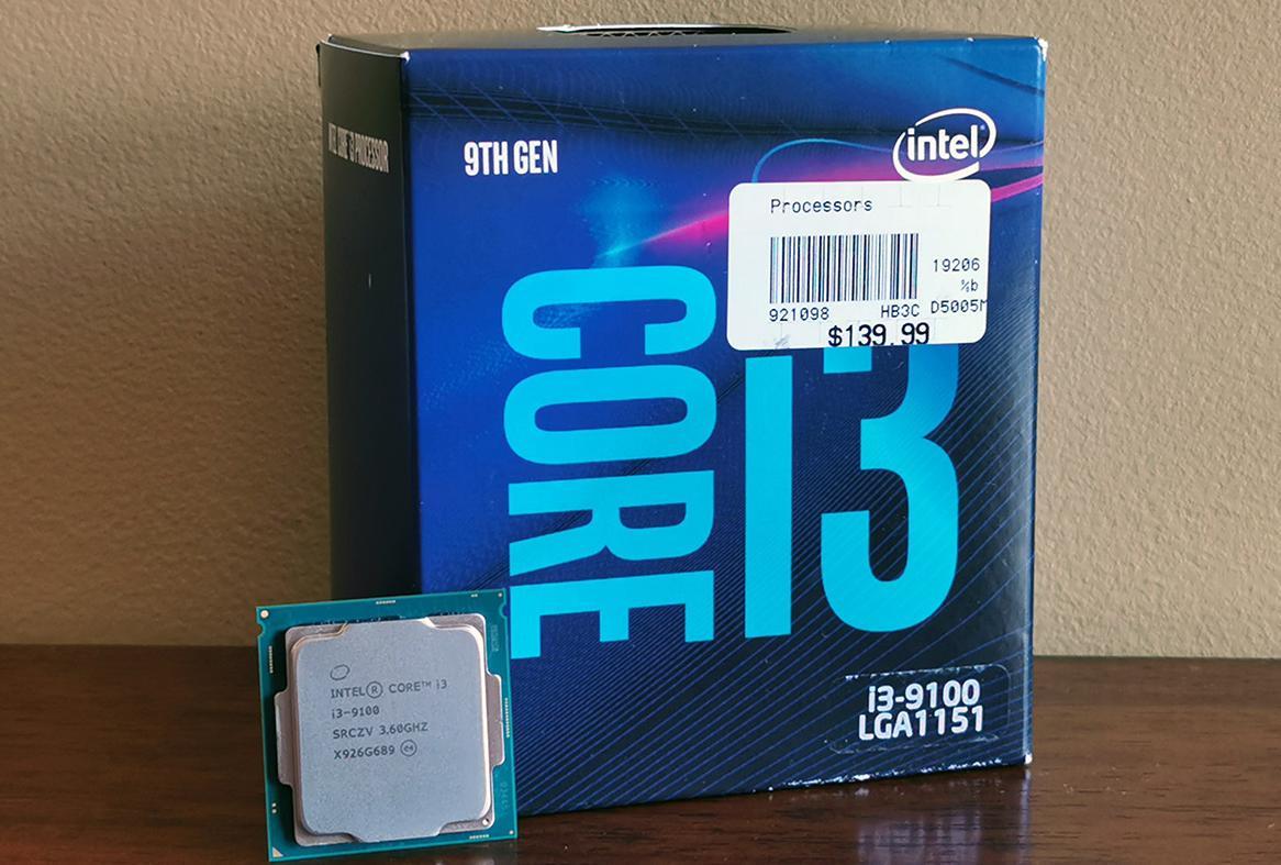 Intel Core I3-9100, I3-9100f, I3-9100t - 4-Core Processors