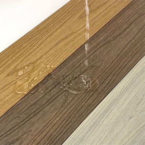 Cho rucca New thiết kế hiện đại 139*23 mét WPC <span class=keywords><strong>decking</strong></span> không thấm nước ngoài trời cứng mặc co-đùn <span class=keywords><strong>Composite</strong></span> boong với chải techni - Product Image 5