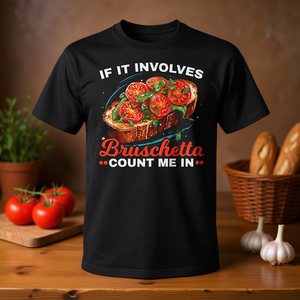 T-shirt pour les amateurs de cuisine italienne, design pain à l'ail, cadeau pour les gourmands - Product Image 3