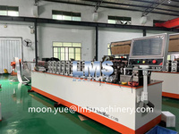 Máquina LGS de calibre ligero, marco de acero, casa prefabricada, máquina formadora de rollos con Motor de rodamiento, componentes de núcleo PLC