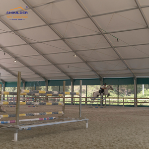 Carpa de PVC con Estructura en A de 25x80m, Resistente, de Aleación de Aluminio, para Equitación, Arena de Montar a Caballo, Carpa Deportiva - Product Image 2