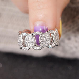 Anello in Oro Bianco con Diamante T0773, Gioiello di Lusso da Donna per Matrimonio, Taglio Brillante Rotondo, Colore D Naturale, 18K - Product Image 6