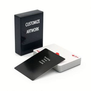 Custom Print Palyings Deck Poker Black Core Pictures <b>Playing</b> <b>Cards</b> Manufacturer in China - Product Image 5