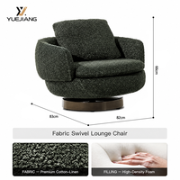 Fauteuil individuel ergonomique et léger en chenille, style minimaliste italien, haut de gamme, pour salon, extérieur et salle à manger