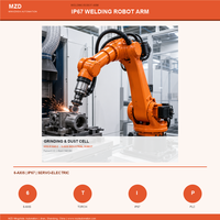 Robot de soudage automatique à 6 axes MZD, bras robotisé, étanche IP67, anti-poussière, machine de soudage servo-électrique