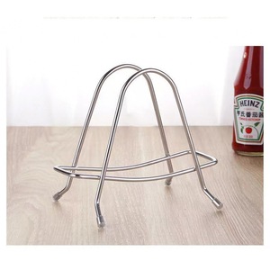 Support de rangement pour plan de travail de cuisine en acier inoxydable pour planches à découper, couteaux et casseroles - Product Image 1