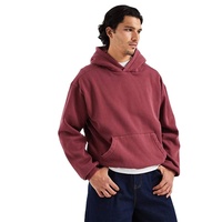 Sweat-shirts à capuche unisexes surdimensionnés, coupe ample, 420 GSM, effet délavé, 100% coton épais, sans cordon, personnalisables OEM