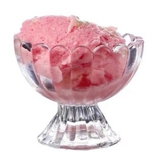 Wholesale Restaurant bar Clear <strong>Dessert</strong> <strong>Glass</strong> Flower-shaped <strong>Glass</strong> <strong>Bowl</strong> - Product Image 1