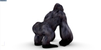 Ballon publicitaire gonflable personnalisé Gorille King Kong pour la décoration d'événements en plein air, animal gonflable géant promotionnel