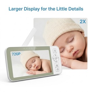 Monitor para Bebés KT626W de 5.5 Pulgadas con IA, Aplicación, WiFi, Cámara PTZ de 720P, Detección Inteligente de Llanto y Movimiento, Visión Nocturna Automática, Comunicación Bidireccional, Modo Eco - Product Image 4