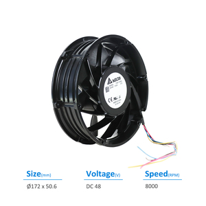 เดลต้า THB1748BG 48VDC 3.50A 168.0W 8000RPM แบกบอลตู้ควบคุมแกนพัดลมระบายความร้อน - Product Image 2