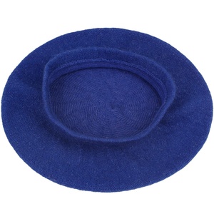 Vente en gros de bérets bon marché personnalisés chapeaux en laine de couleur unie chapeau béret d'automne de peintre français uni et chaud pour femmes - Product Image 6