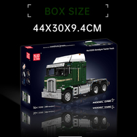 MOULD KING13202 K100 Aerodyne Tractor Truck Model Building Blocks Mainan Puzzle MOC Blok Bata Set untuk Mainan Dewasa