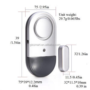 نظام أمان منزلي بسعر رخيص من ABS منبه ذكي لاسلكي مع تنبيه بصوت عال 125dB لباب النافذة نافذة أمان المنزل الذكي - Product Image 2