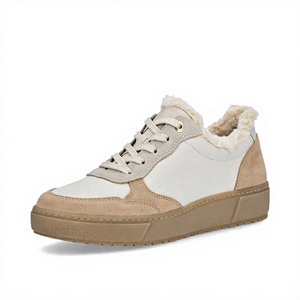 Chaussures de marche doublées en peluche pour hommes, baskets décontractées à bout rond et lacets, respirantes, basses, pour le printemps et l'automne - Product Image 4
