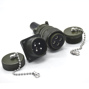Conector de Cable de Soldadura Verde Oliva Serie 46A MIL 5015 MS3102 22-22P, Conector Macho Industrial Impermeable de 5015 - Product Image 6