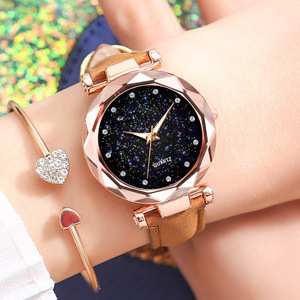 Bienvenido, cupón oem, resistente al agua, reloj de pulsera mecánico de cuarzo para mujer y niñ<span class=keywords><strong>a</strong></span>, reloj de pulsera inteligente de cuero para mujer - Product Image 4