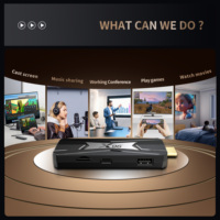 X96 Neo Android 14 Amlogic S905A(X5M) 4G ROM 32G Ram Mini Stick de TV con Señalización, Control Remoto por Voz BT de Fábrica X96