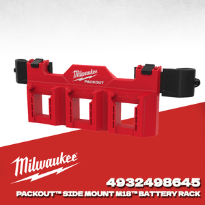 Soporte para Batería M18 de <span class=keywords><strong>Milwaukee</strong></span> 4932498645 PACKOUT, Accesorio para <span class=keywords><strong>Herramientas</strong></span> Eléctricas <span class=keywords><strong>Milwaukee</strong></span> de 18V - Product Image 1