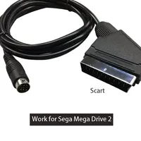 Cable SCART para Sega Mega Drive 2, Sega Genesis 2, Cable RGB AV, Cable de Audio y Video, Adaptador de TV para Sega Mega Drive 3 MD 2