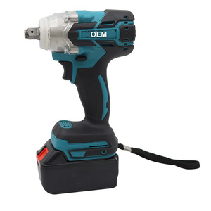 Clé à chocs électrique sans fil OEM 18V, moteur sans balais au lithium-ion, outil de réparation automobile M8 M24 - Product Image 1