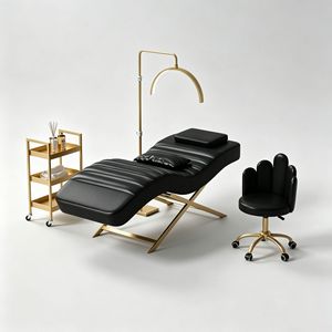 Nouvelle arrivée : Lit de beauté en forme de S - Table professionnelle pour extensions de cils et massages pour salon et spa - Product Image 5