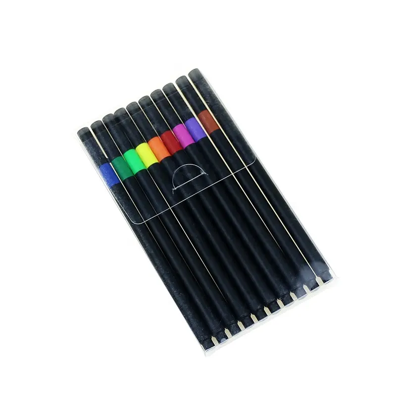BECOL, marcadores de pintura de Arte de Color de alta calidad, 12 colores, personalizados, no tóxicos, lavables, punta de pincel suave, juego de bolígrafos de acuarela