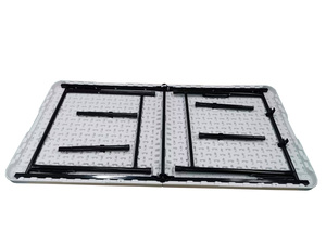 120Cm 4ft HDPE Nhựa Dã Ngoại Tiệc Cưới Bàn Ăn Bằng Thép Không Gỉ Gấp Bảng - Product Image 4
