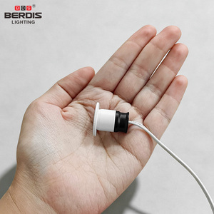 <span class=keywords><strong>12V</strong></span> DC Berdis Anti-éblouissement En Aluminium CE RoHS Ip54 Découpé 16mm <span class=keywords><strong>Plat</strong></span> Downlight Spotlight 1w <span class=keywords><strong>Led</strong></span> Cabinet Light pour Magasin - Product Image 4