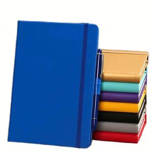 Cuaderno A5 Personalizado, Colorido, con Cinta, Diario de Viaje, Agenda de Cuero Suave, Estilo Planificador de Tapa Dura - Product Image 1