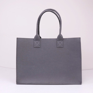 ODM prezzo di fabbrica stile vita quotidiana durevole Casual Tote Logo personalizzato colorato eco-friendly materiale Unisex di moda borsa in feltro - Product Image 6