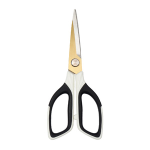 Lu Ban's Work Office Scissors Stainless Steel <b>Titanium</b> Plated Black White Blue White Home Use - Product Image 4