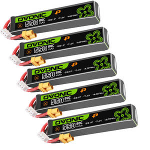 BT2.0/ PH2.0/XT30 플러그로 5PCS OVONIC 1S 2S Lipo 배터리 350mAh/450mAh/550mAh/650mAh Lipo 배터리 - Product Image 1