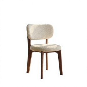 Dendro Vintage Solid Wood Dining <b>Chair</b> Handcrafted Eco-Friendly <b>Retro</b> Design with Velvet Upholstery for Restaurants Cafes Hotels - Product Image 1