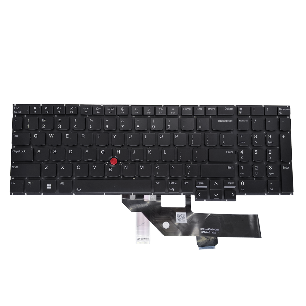 US English with Backlight Laptop Keyboard for Lenovo Thinkpad E16