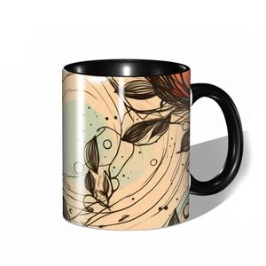 Taza de Café de Gres de Dos Tonos de Diseño Moderno con Imagen Personalizada, Gran Capacidad de 400 ml/500 ml, Apta para Lavavajillas, en Existencia, Promocional - Product Image 1