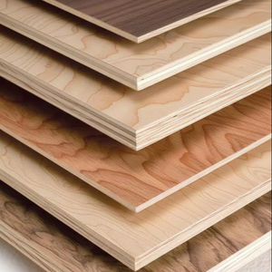 Contrachapado Revestido con Chapa de Madera - Contrachapado PS con Chapa de Madera de Arce Lijada por Ambos Lados, Superficie Plana, Mezcla de Madera de Caucho, Madera Blanca y Acacia - Product Image 1