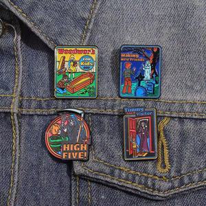 <span class=keywords><strong>Broche</strong></span> personnalisée en métal pour collection <span class=keywords><strong>de</strong></span> commémoration, badges et épingles <span class=keywords><strong>de</strong></span> revers sur le thème des châteaux et des parcs d'attractions d'animation - Product Image 2
