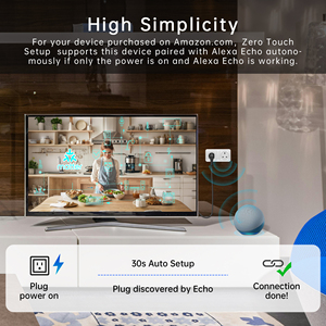 Sixwgh Wifi 3 pin Anh cắm ổ cắm thông minh 110V/220V vấn đề ABS Tương thích nhựa Google nhà Alexa <span class=keywords><strong>SmartThings</strong></span> để sử dụng nhà - Product Image 3